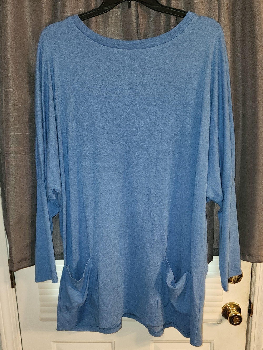 Drop Sleeve Dress With Pockets